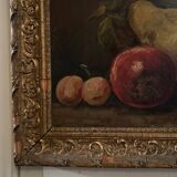 Pair of still lifes, oils on cardboard, fruits, 20th century by L. Gauthier