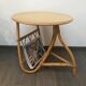 Table carries rattan magazines rack