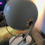 Nice Aluminor White Eyeball Vintage Lamp of the 70s