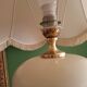 1980s lacquered metal lamp, the Dolphin
