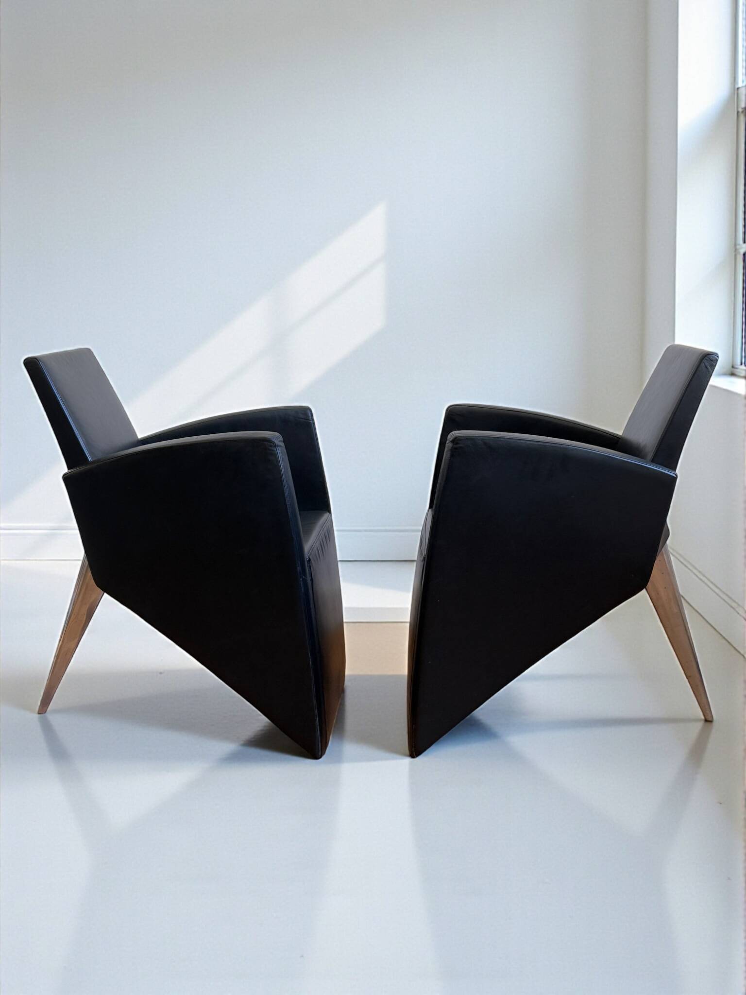 "J" armchairs by Philippe Starck for Aleph, 1989, set of 2