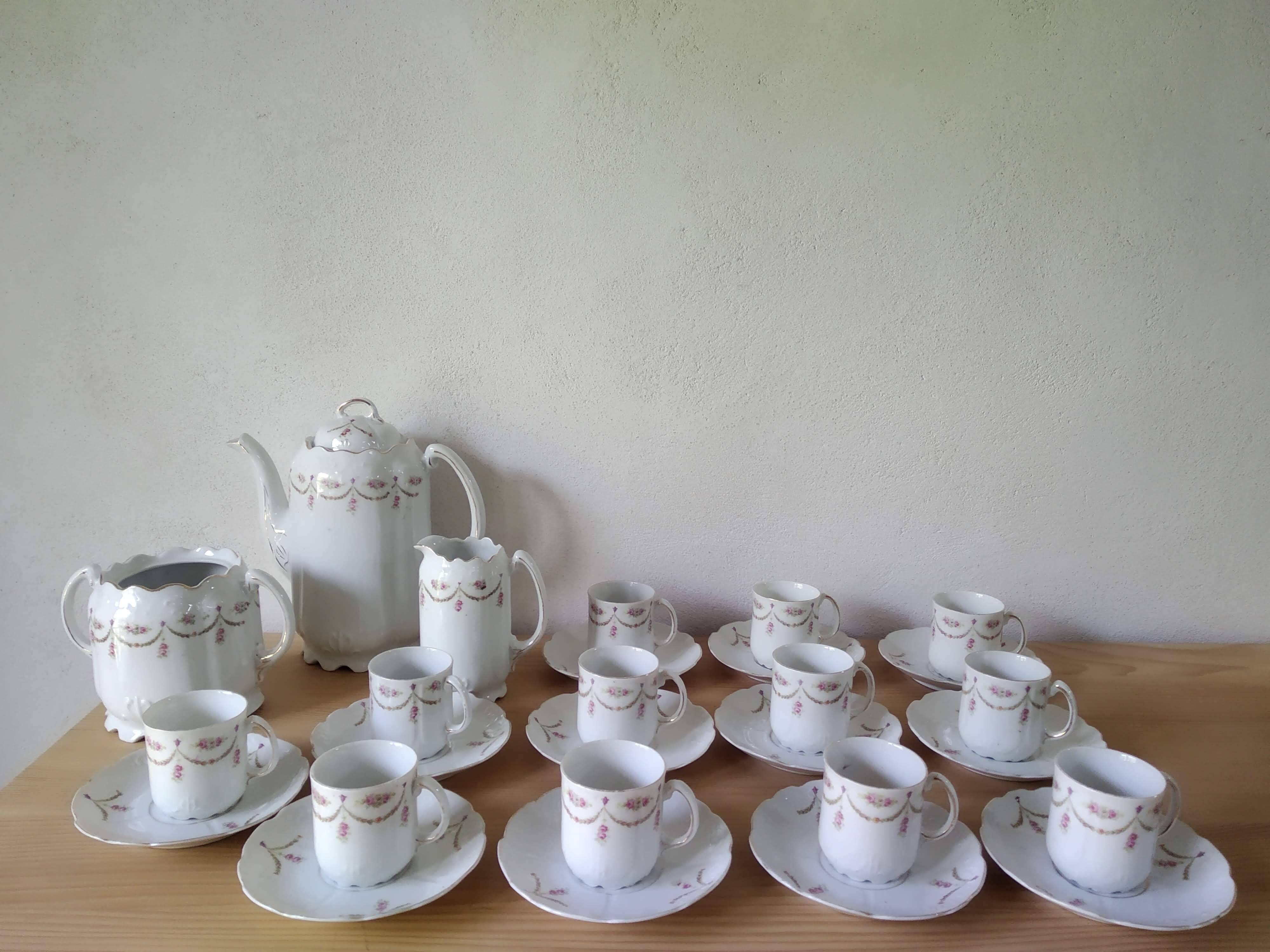 Limoges porcelain coffee service circa 1900