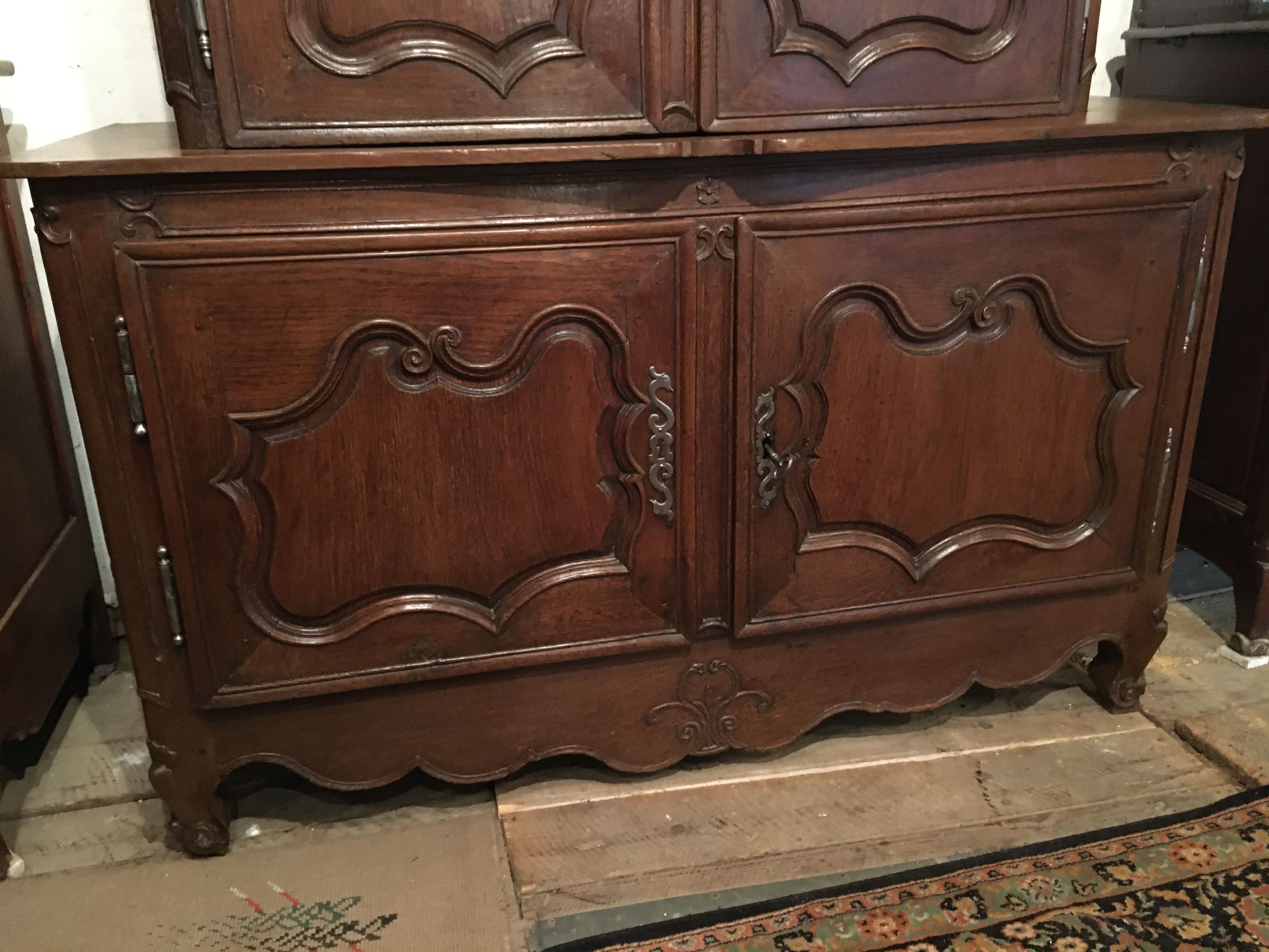 Buffet 2 body Louis XV Lorraine XVIII ° era