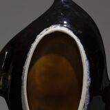 Large speckled ceramic bowl, 1950s