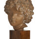 Ephebe terracotta bust