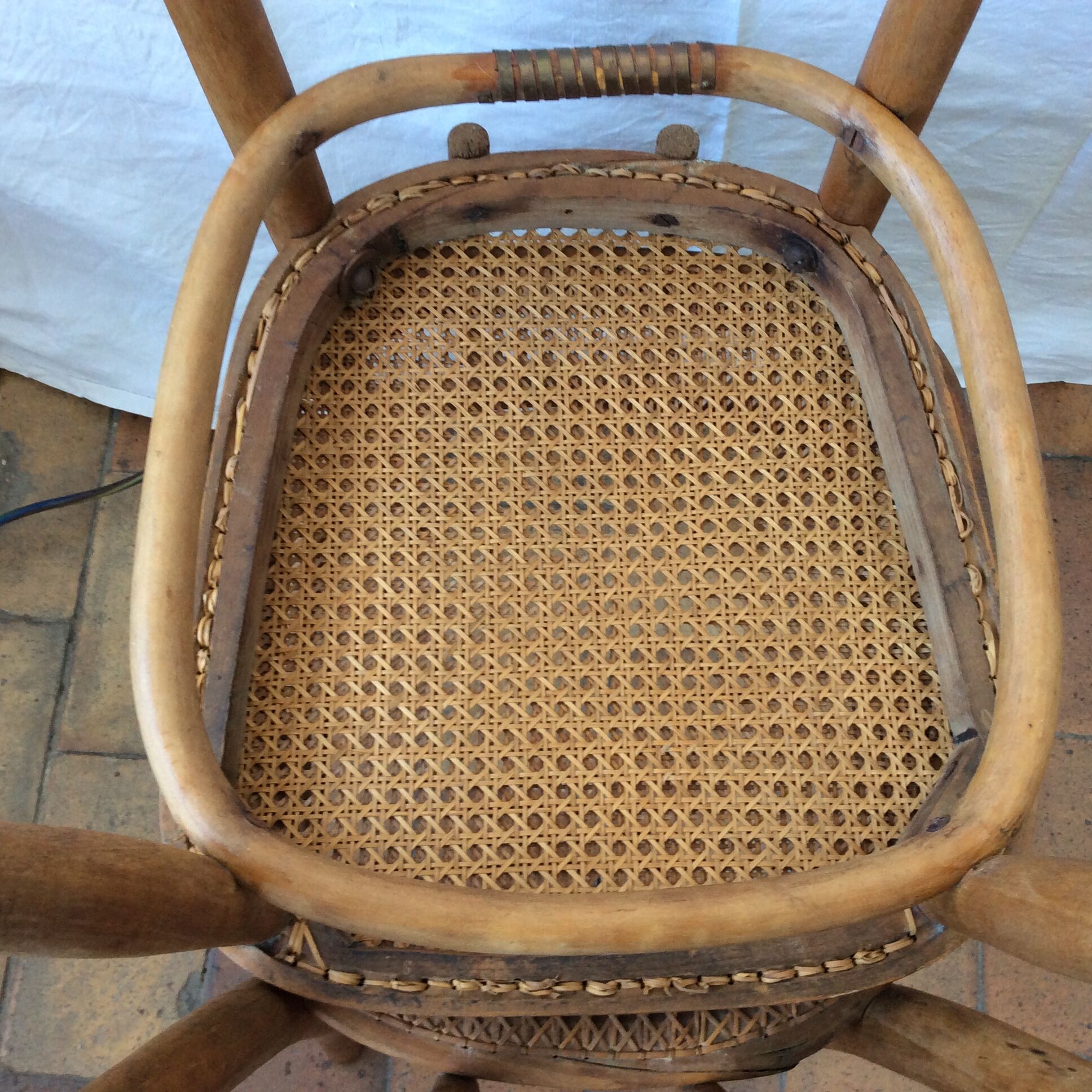 Pair of vintage bistro chairs
