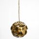 Beautiful floral-style spherical metal ceiling lamp, 1970s Regency design