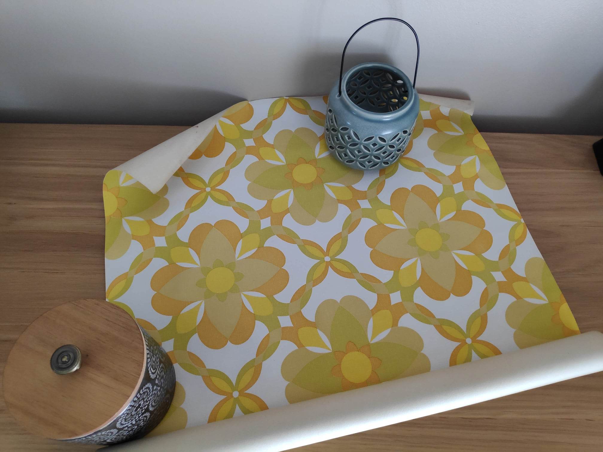 Papier peint vintage année 70 seventies