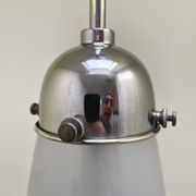 Suspension en verre mercurisé et sablé