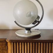Murano glass spherical table lamp, Mazzega Italy 1970s