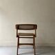Designer chair in teak wood and cane, SNA Roset1950/60