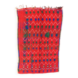 Tapis Marocain Boujad rouge - 145 x 226 cm