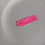 8 antique Sarreguemines ivory plates