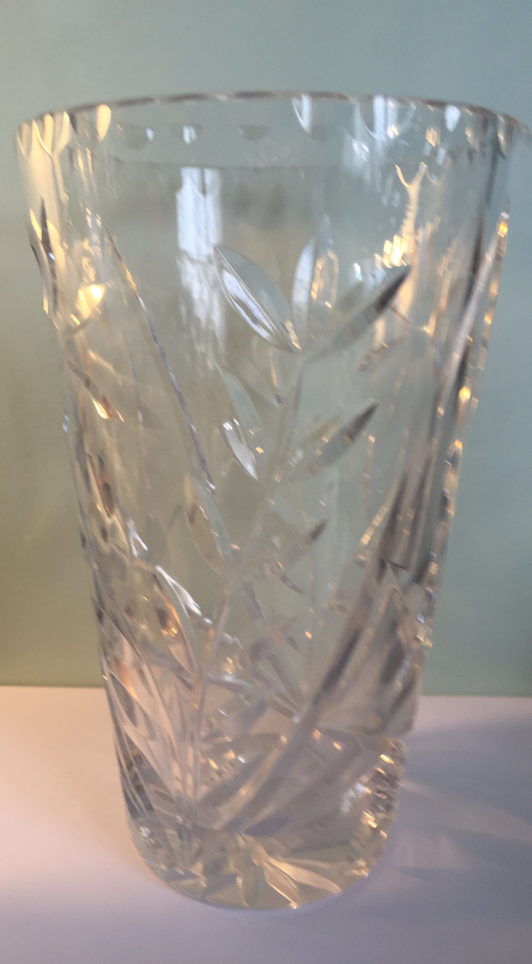 Large Crystal vase