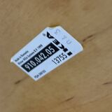 Vintage ikea poang tan leather cantilever footstool ottoman design