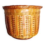 Cache pot osier vintage