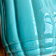 Cache-pot en céramique turquoise