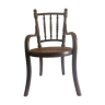 Ancien fauteuil d'enfant en bois courbé Fischel