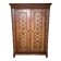 German Neo-Gothic Painted and Carved Wardrobe, 1880