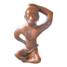 Monkey statuette/terracotta vase