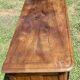 Louis XV 3-door walnut sideboard on plinths