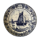 Faience dish from Delfts Blauw Chemkefa - made in Holland