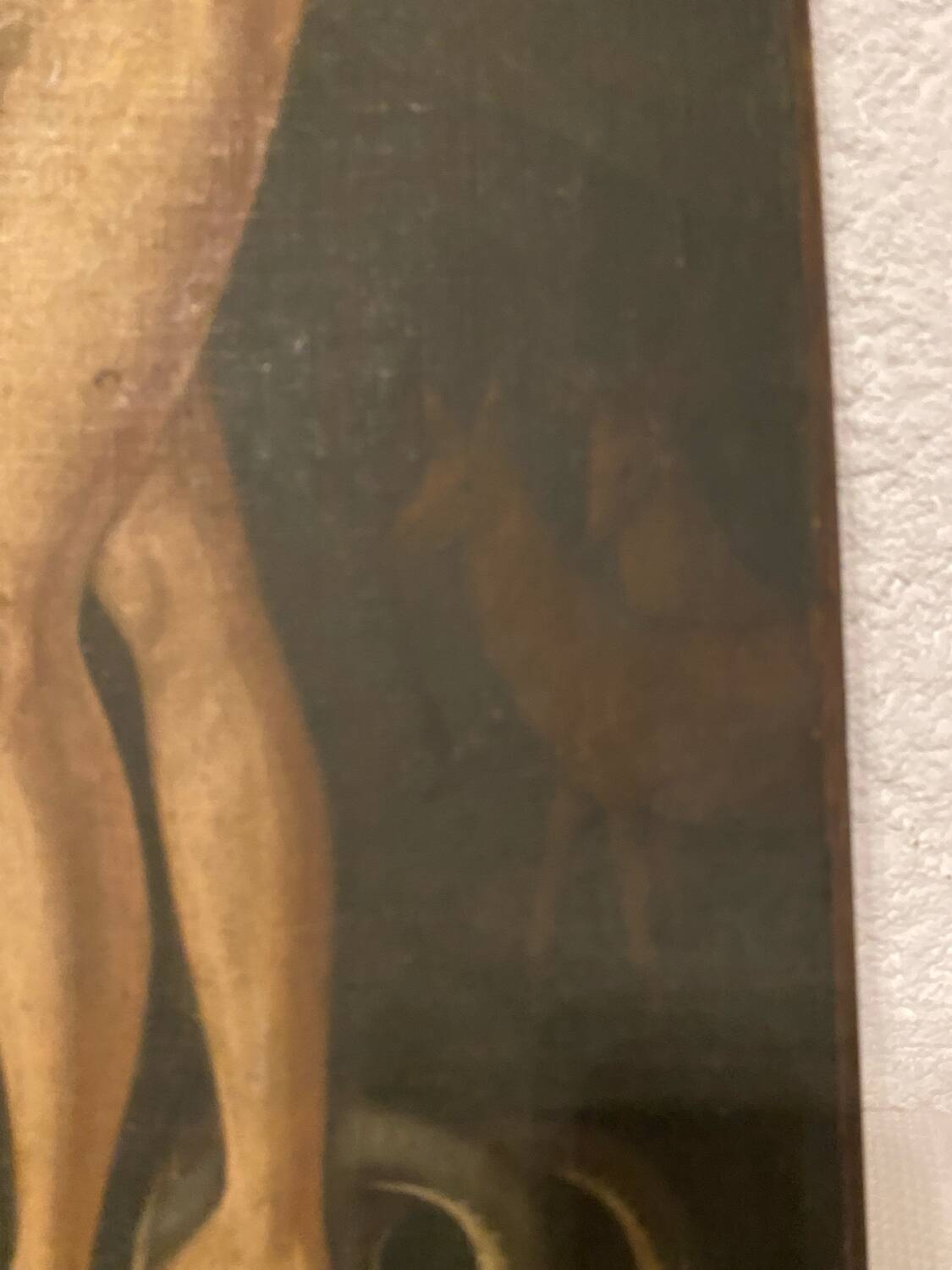 Oil on canvas nude woman XVIII signed