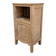 Antique solid wood bedside table – storage furniture