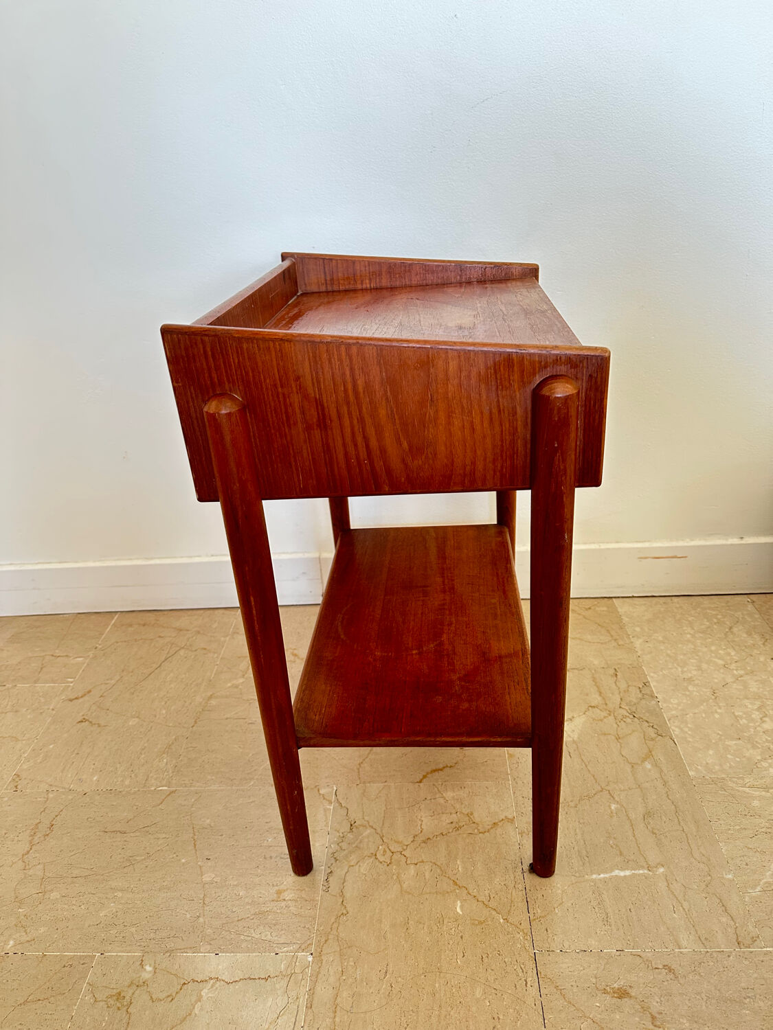 Danish bedside table in teak by Borge Mogensen