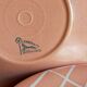 Six vintage Longchamp ceramic dessert plates
