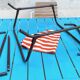 Vintage foldable nomadic deckchair