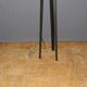 Floor lamp in black lacquered steel around 1980