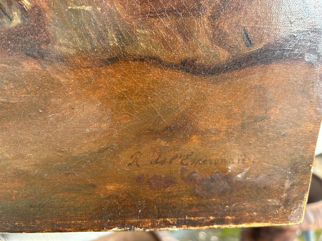 Painting - Painting on canvas orientalist late nineteenth century