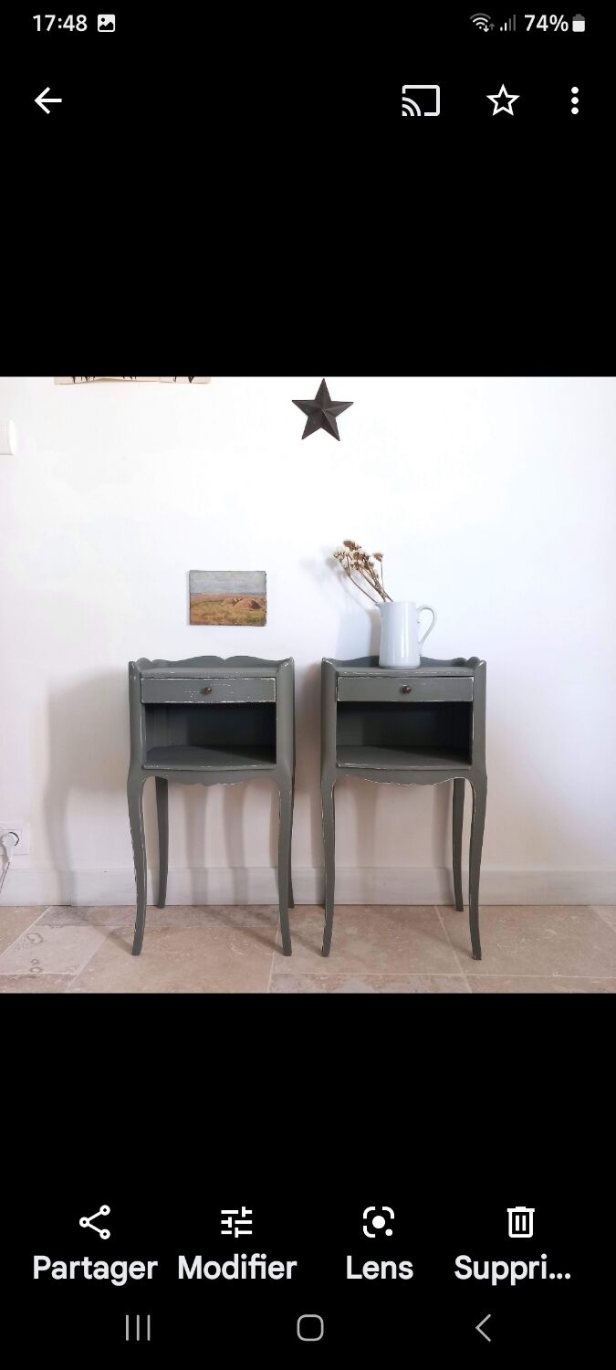 Pair of bedside tables