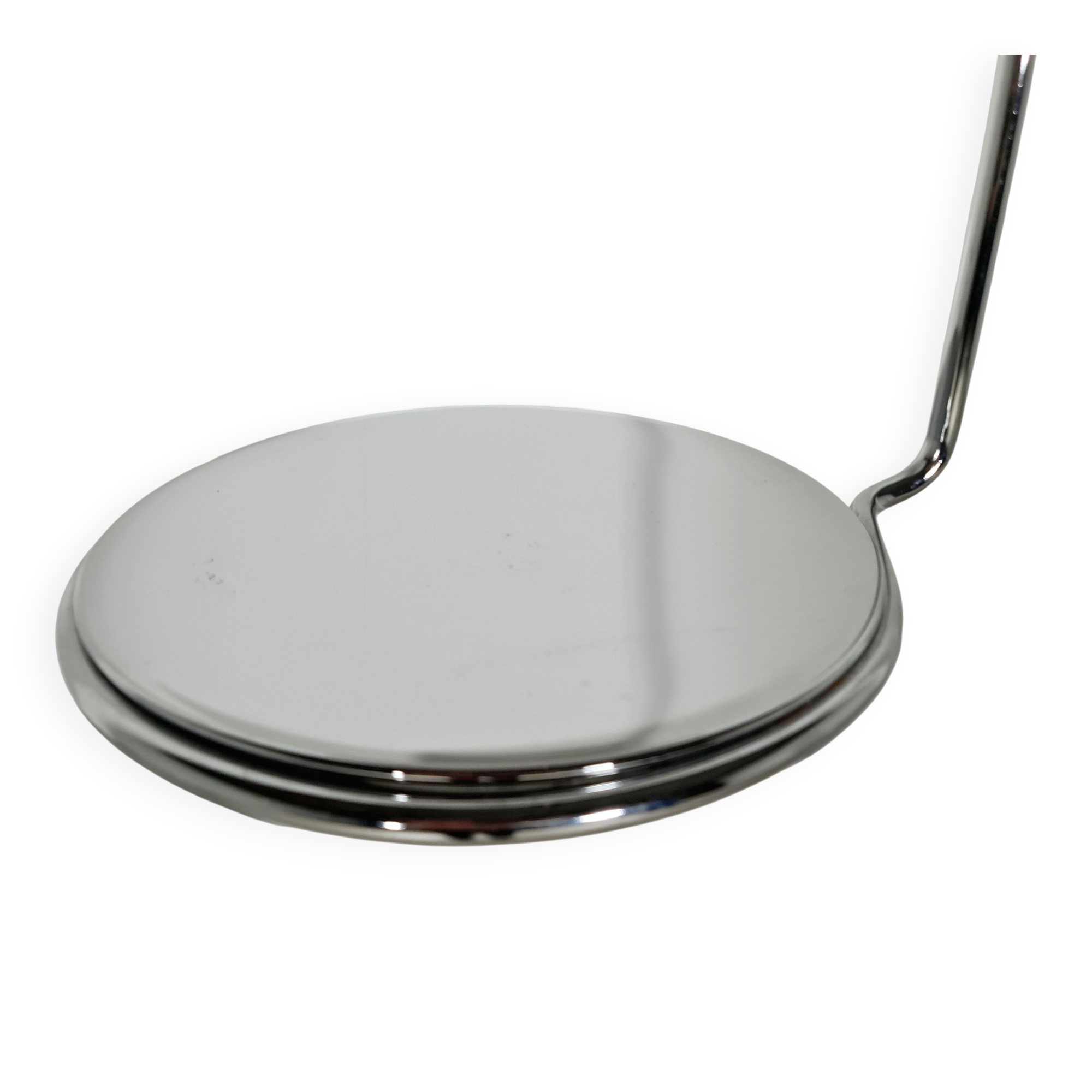 Harvey Guzzini, adjustable desk lamp in white stainless steel, 1960s