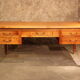 Louis XVI flat desk in solid cherry wood