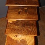 Nested Tables by Emile Gallé around 1900