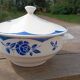 Art Deco Corsica soup tureen or vegetable dish by Digoin Sarreguemines 1930