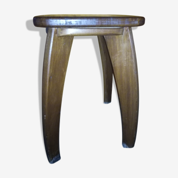 Massive wooden stool
