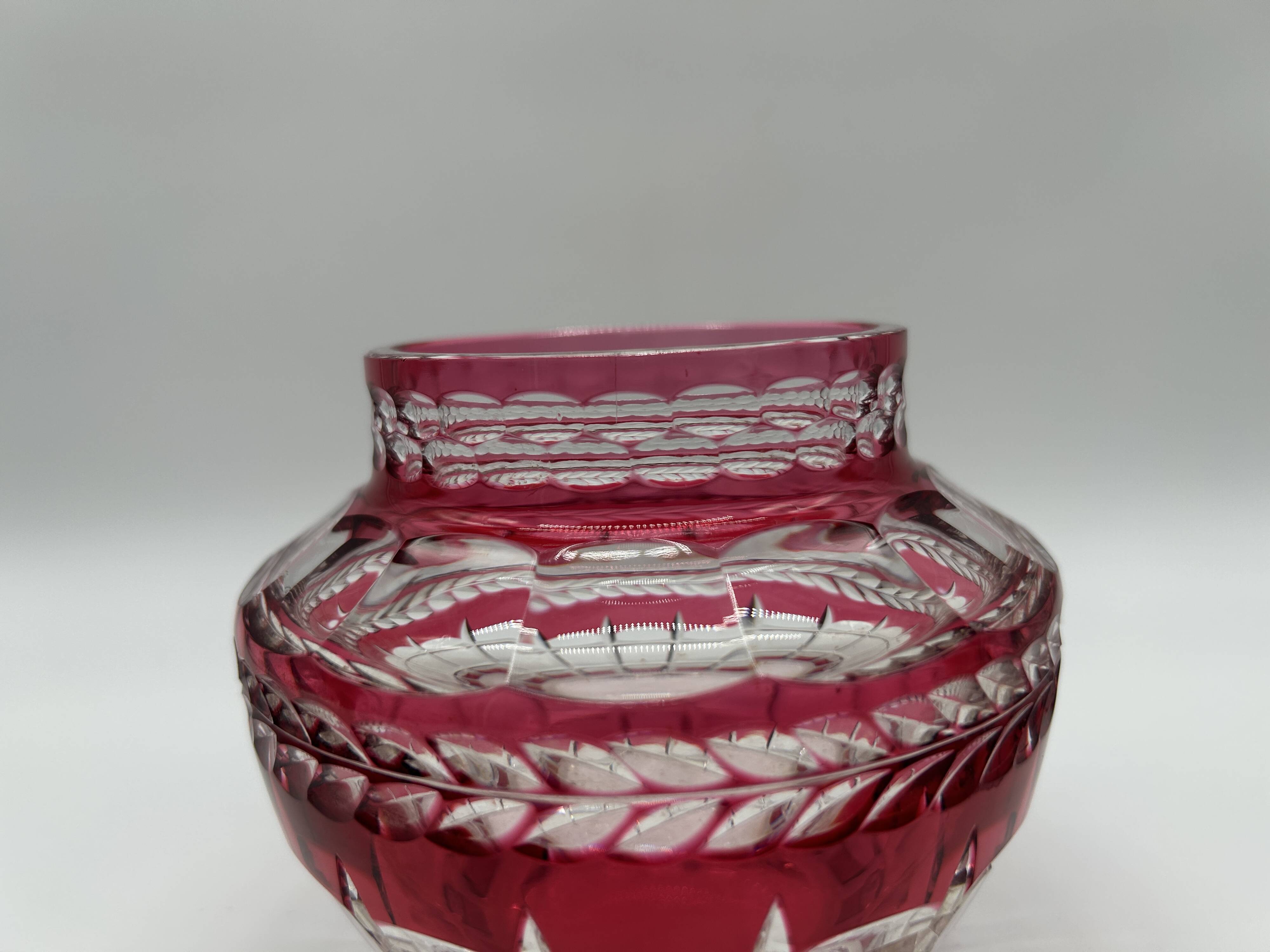 Crystal flower holder from VSL by Joseph SIMON