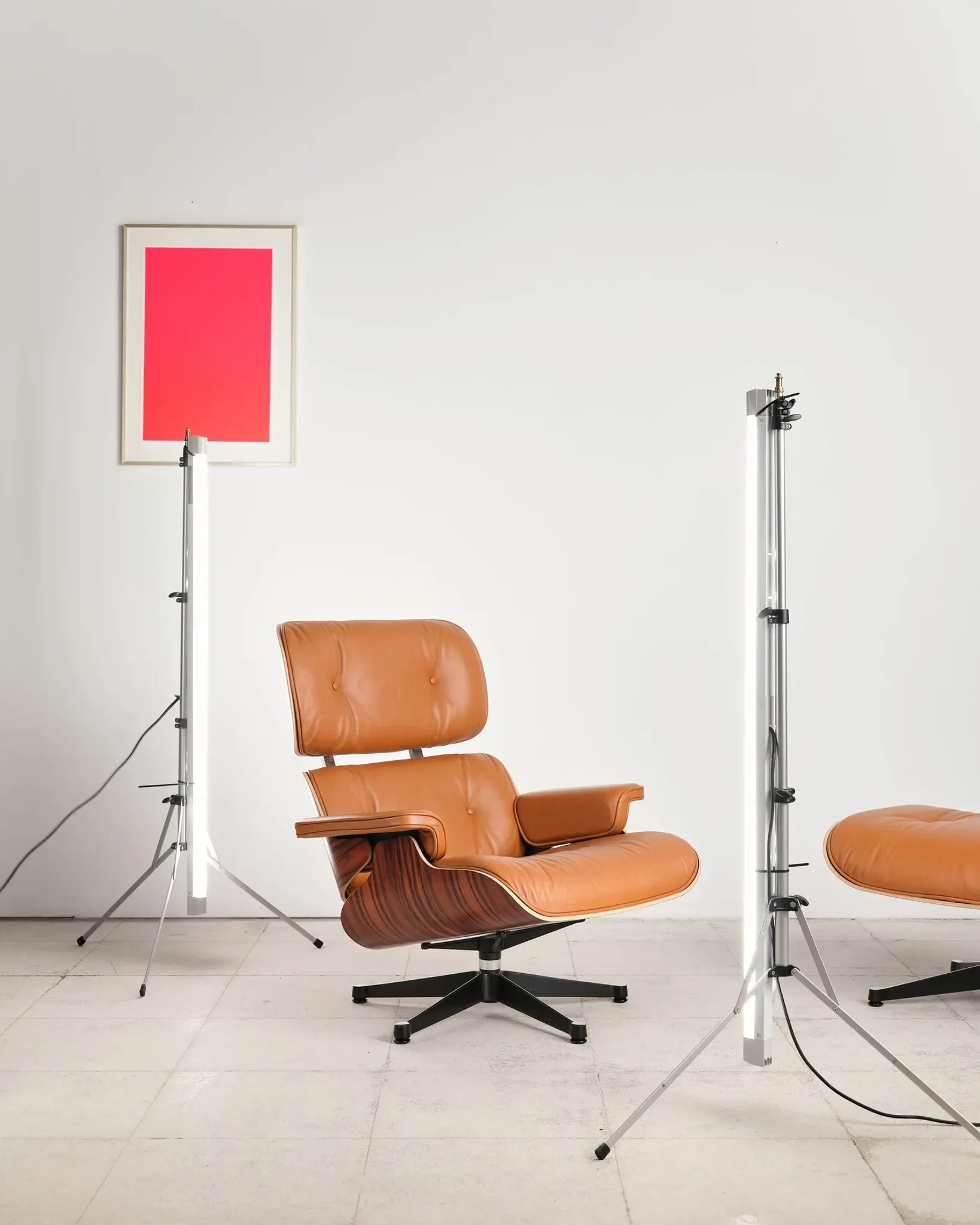 Lounge Chair and ottoman in rosewood by Charles & Ray Eames, Vitra