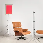 Lounge Chair and ottoman in rosewood by Charles & Ray Eames, Vitra