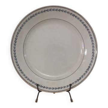 Round dish Terre de fer St Amand