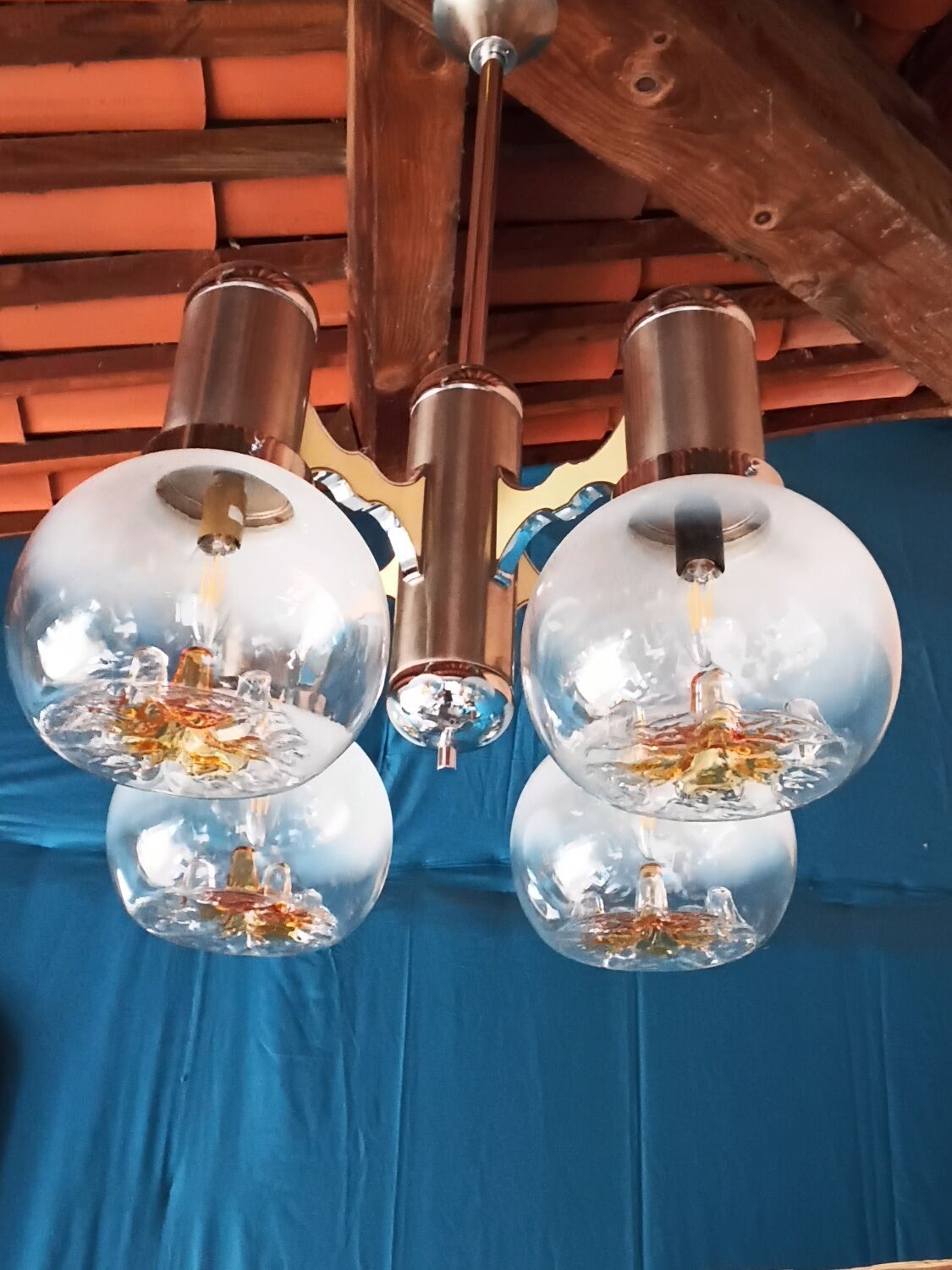 Murano Mazzega chandelier