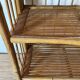 Etagère en bambou pliable années 60 -70