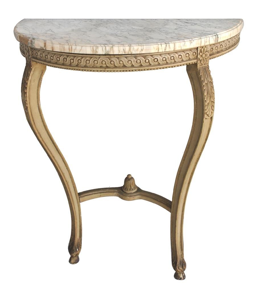 Lacquered console Louis XVI early twentieth