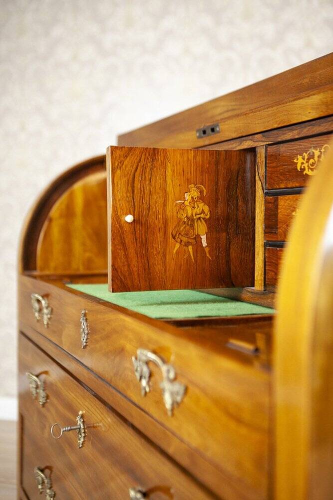 Antique Elm Secretary, 1840