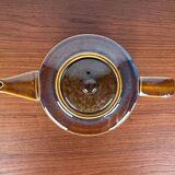 Danish studio pottery teapot from the mid-century by Søholm, 1960s.