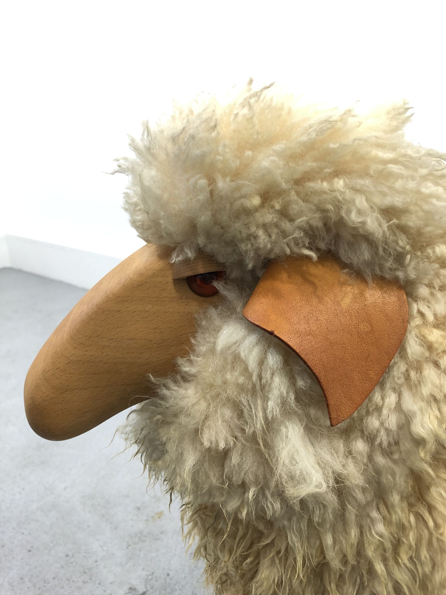 Wool Sheep Sculpture by Hanns-peter Krafft for Meier, 1970s