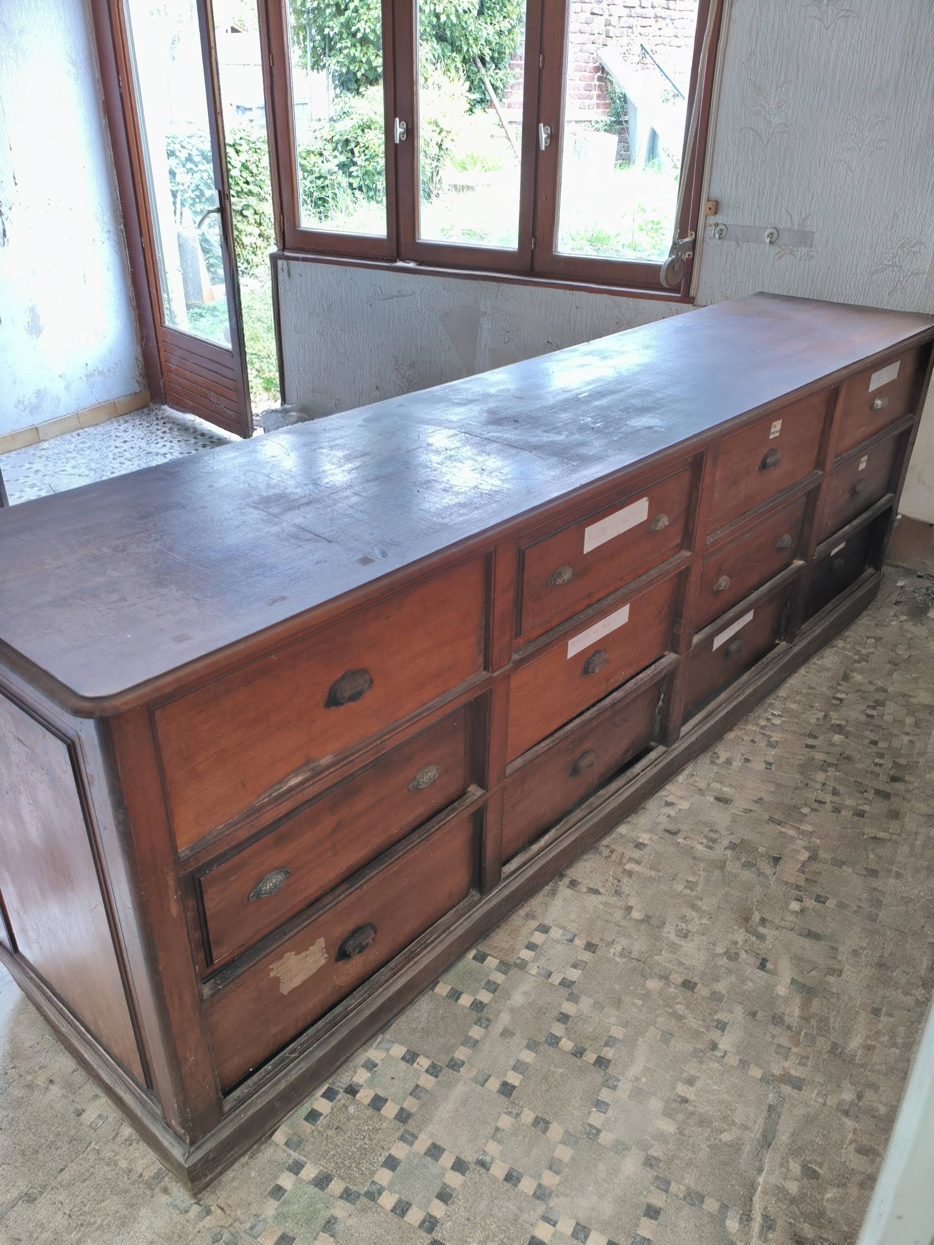 XL double-sided professional cabinet with drawers